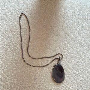 Elegant Silver Pendant Necklace